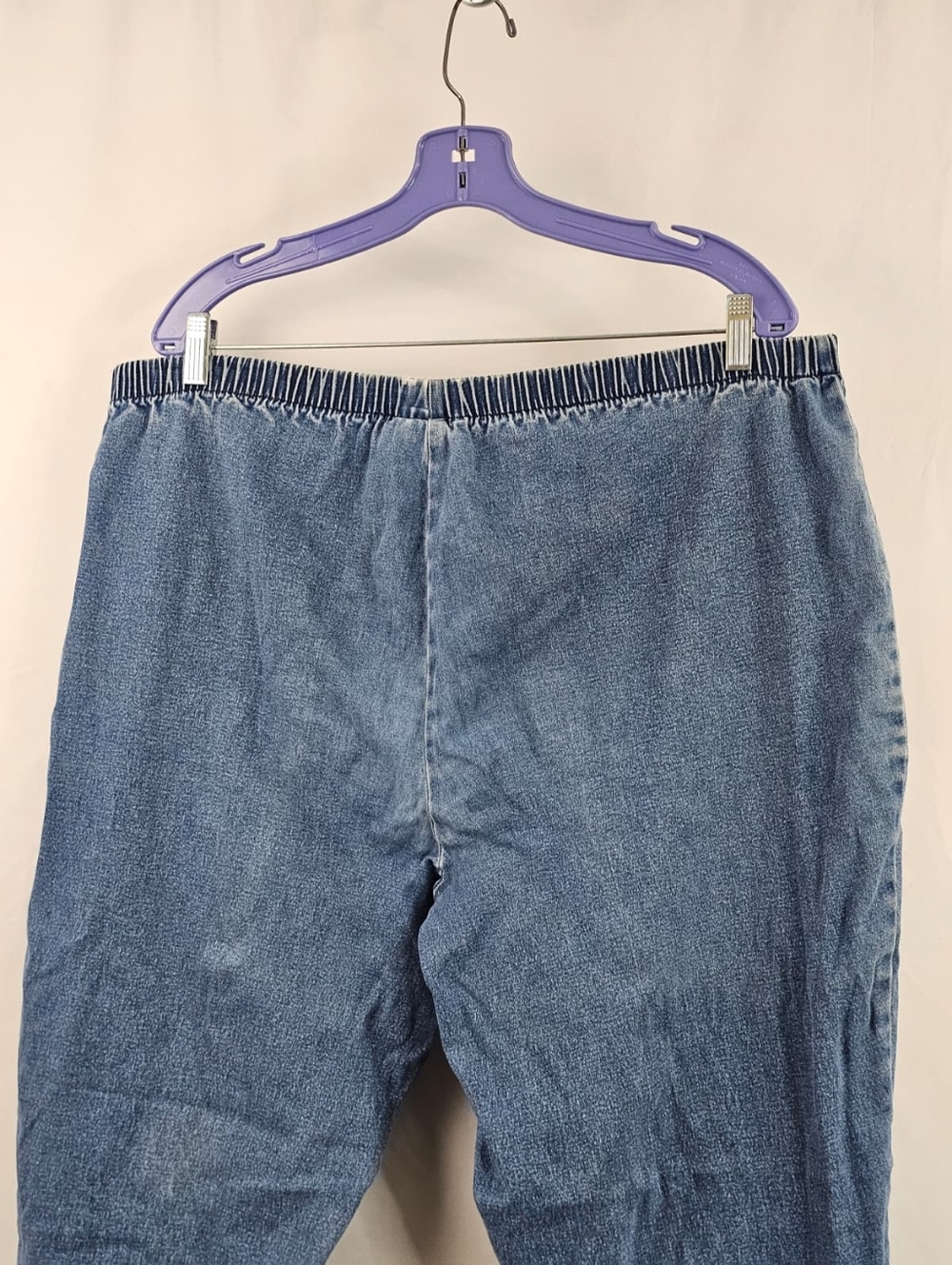 Venezia Women's Pull On Stretch Plus Size Petite Jeans, Sz 20WP - Picture 4 of 9